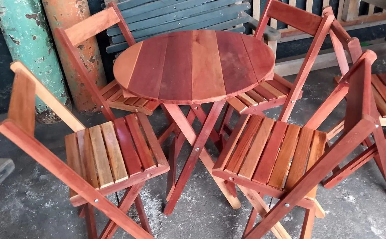 JOGO DE MESA DOBRAVEL  - Foto 3