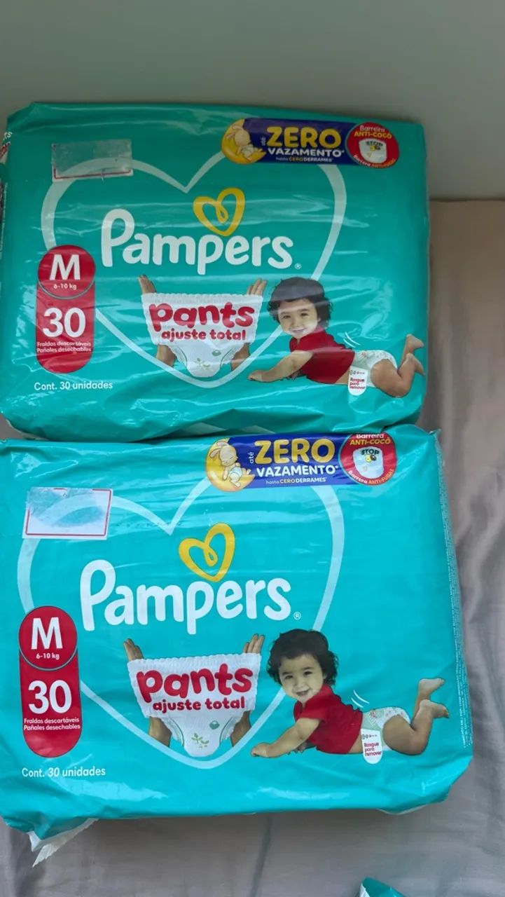 Pampers tamanho M
