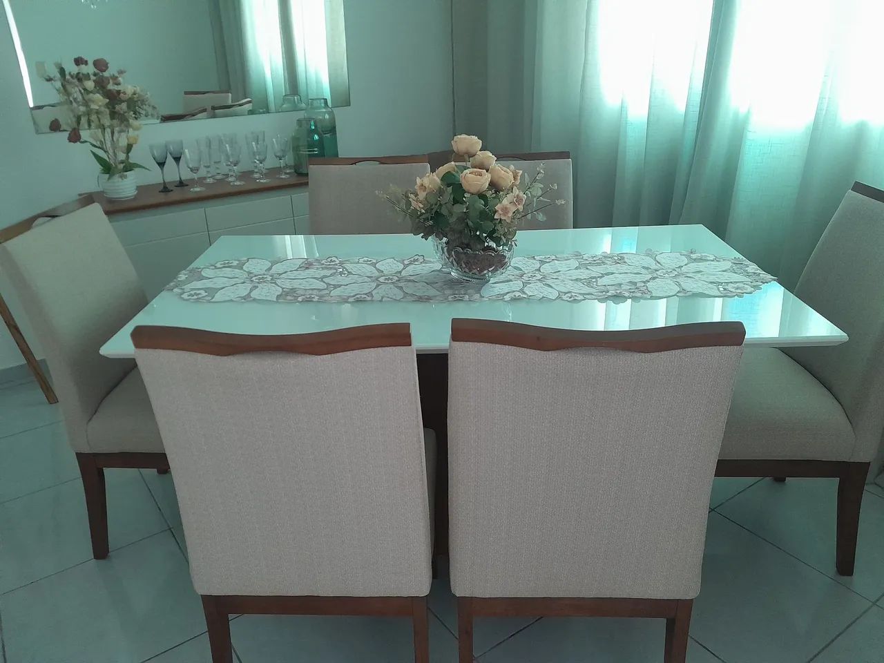 Mesa jantar com 6 cadeiras - Foto 4