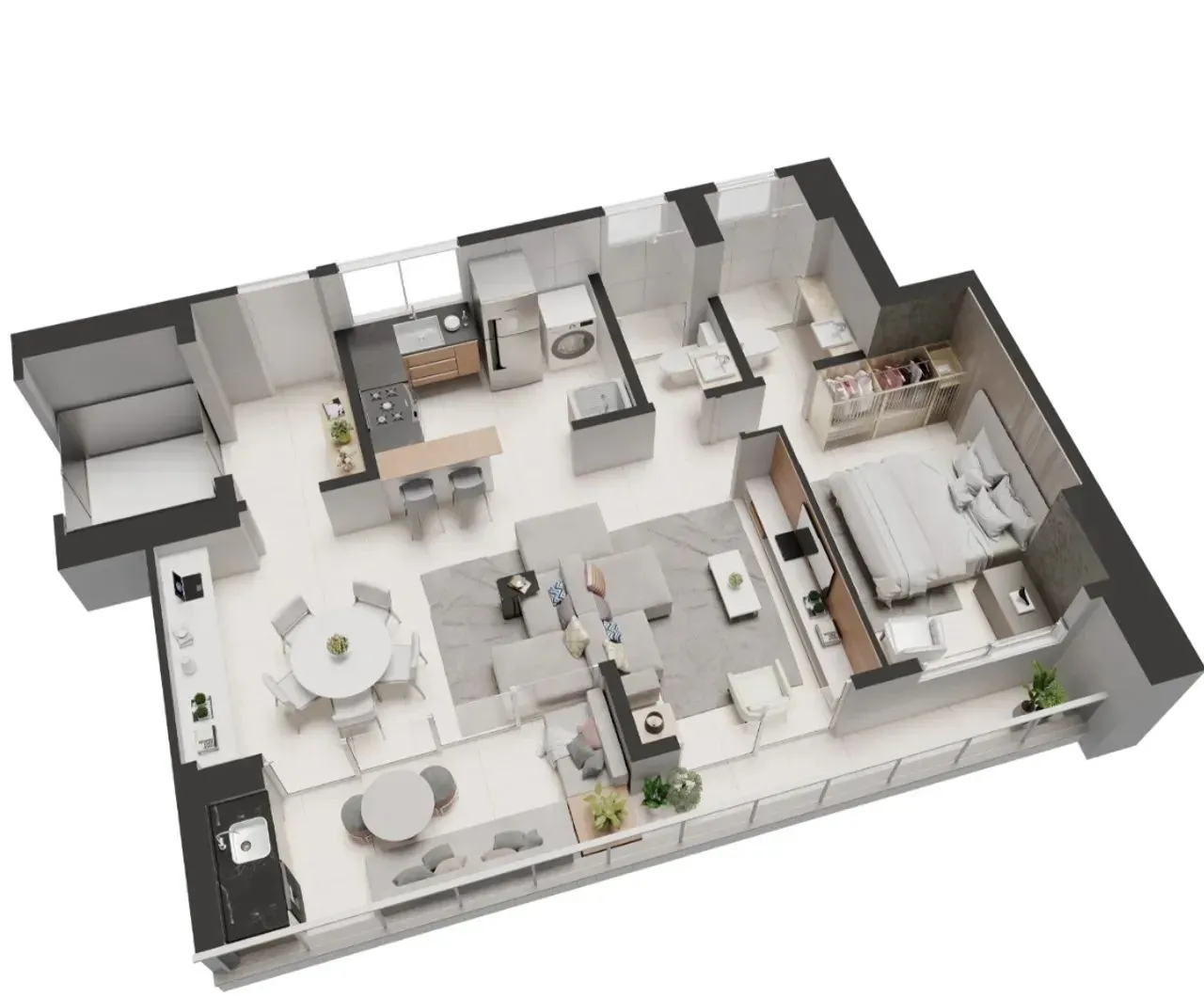 PLANTA 69m²