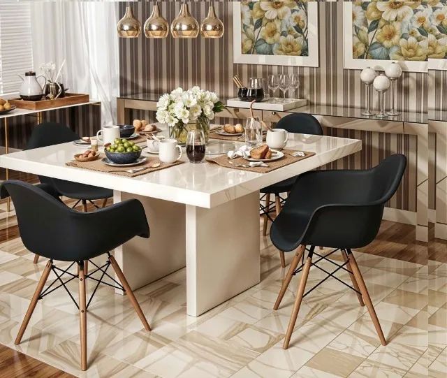 4 uni - Cadeiras com Braço Charles Eames - Valor Original (R$ 676,00) - Foto 5