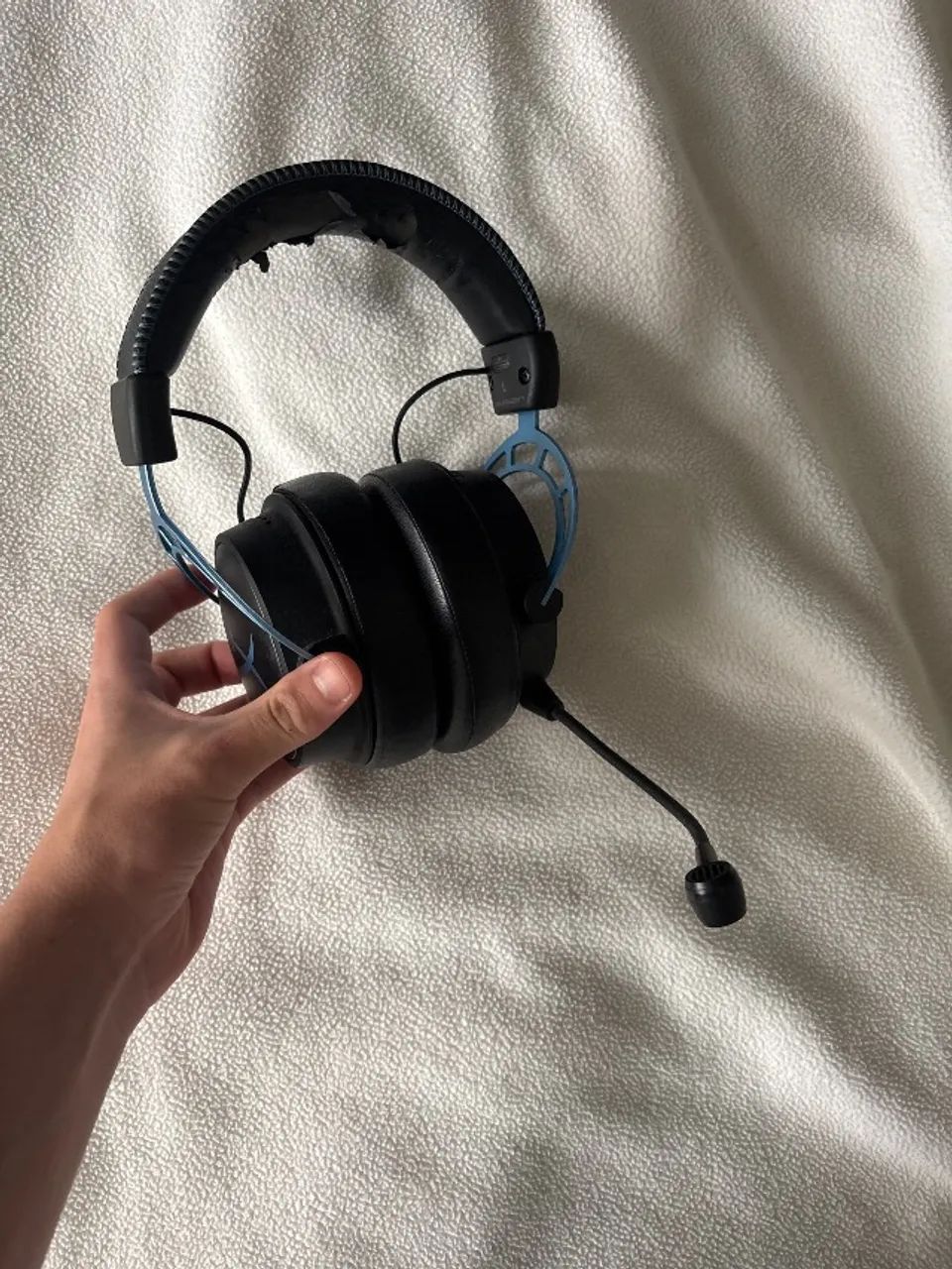 Fone HyperX Gamer com microfone  - Foto 3