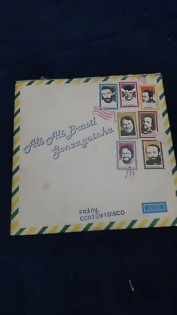 Disco vinil Gonzaguinha alo brasil 