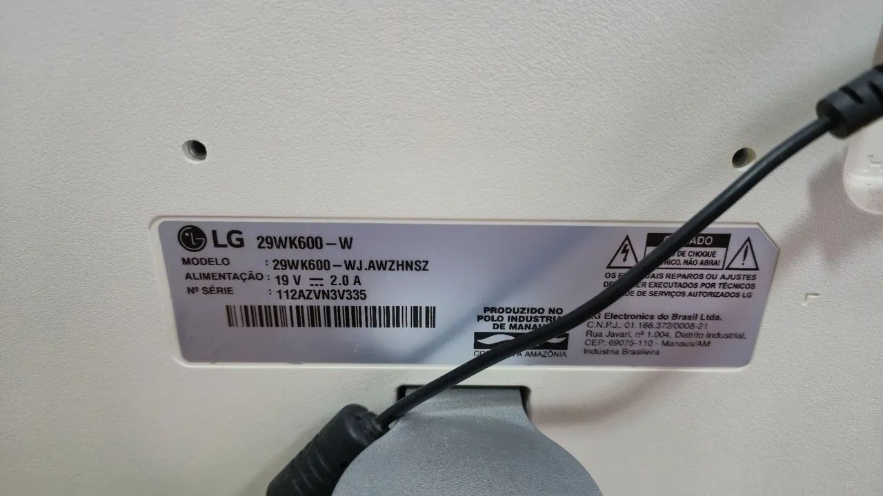 Monitor ULTRAWIDE 29" LG 29WK600 em ótimo estado - Foto 3