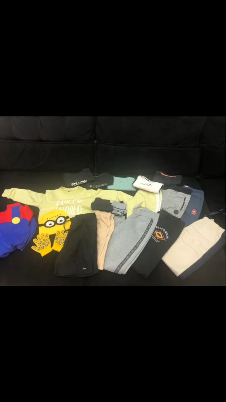 Roupas tam 10 menino 