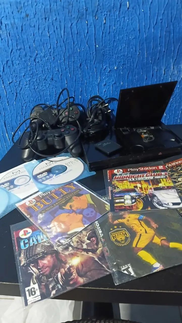 Ps2 completo+ jogos - Foto 4