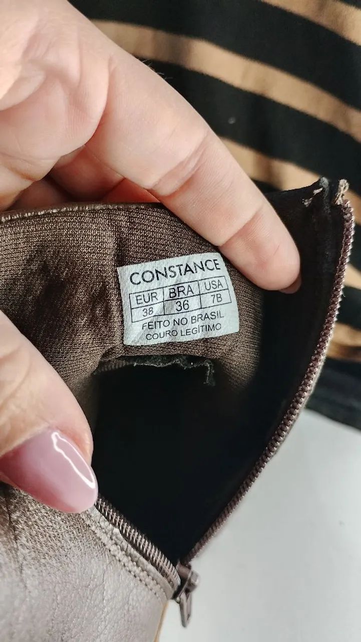 Bota feminina em couro legítimo  - Foto 5