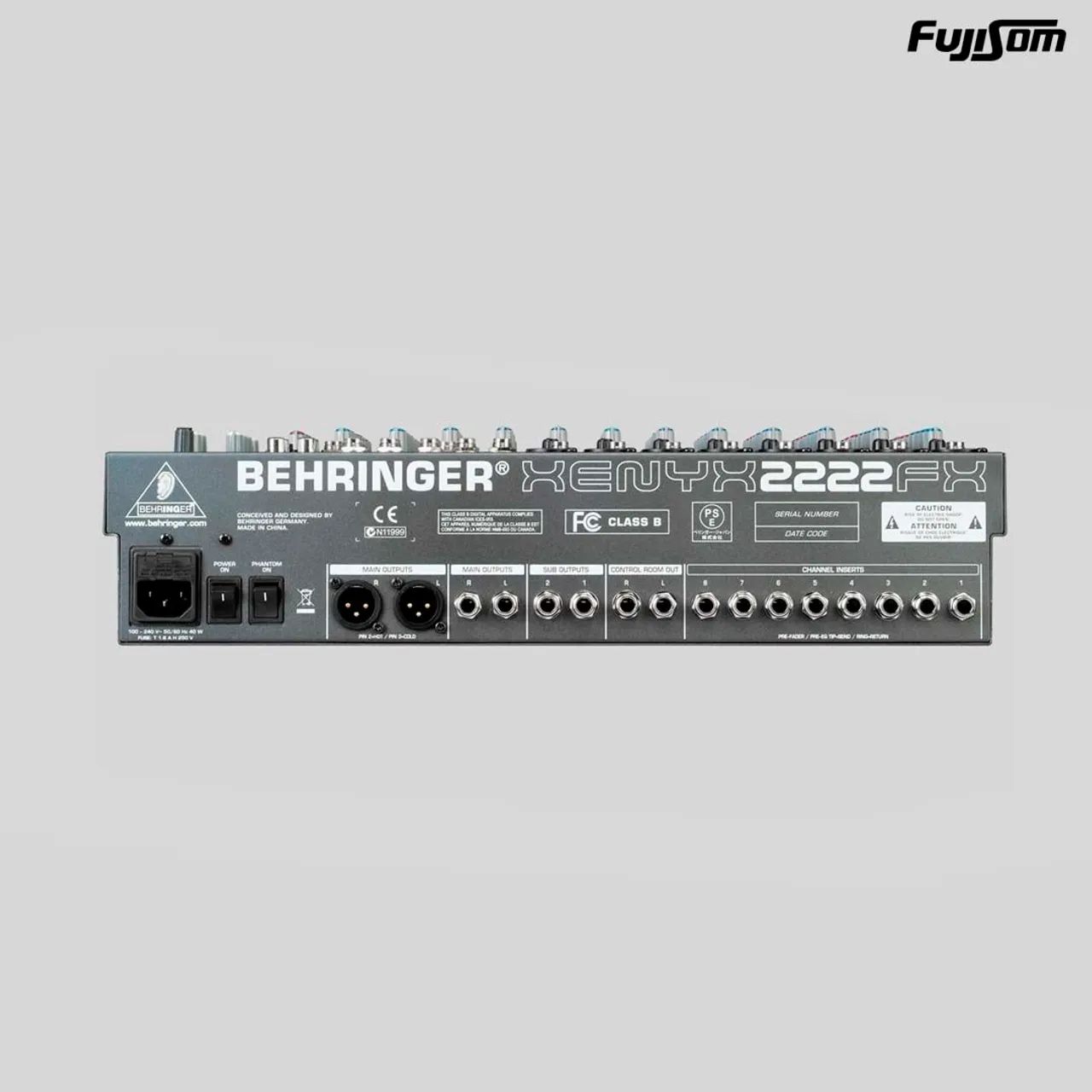 Mesa de som Behringer Xenyx 2222FX com interface USB Original e Funcionando Perfeitamente  - Foto 3