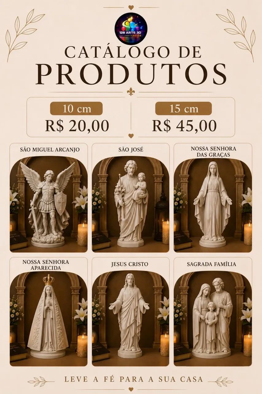 Estátuas religiosas 3D