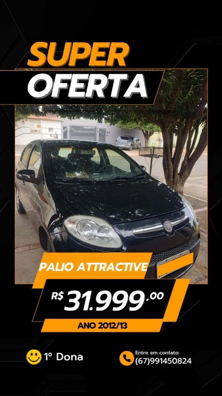 Fiat Palio Palio ATTRACTIVE 1.0 EVO Fire Flex 8v 5p 2013