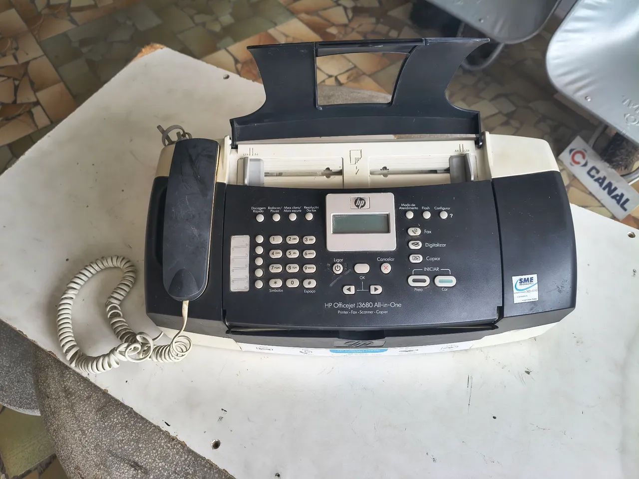 Aparelho de fax HP *não testado* 