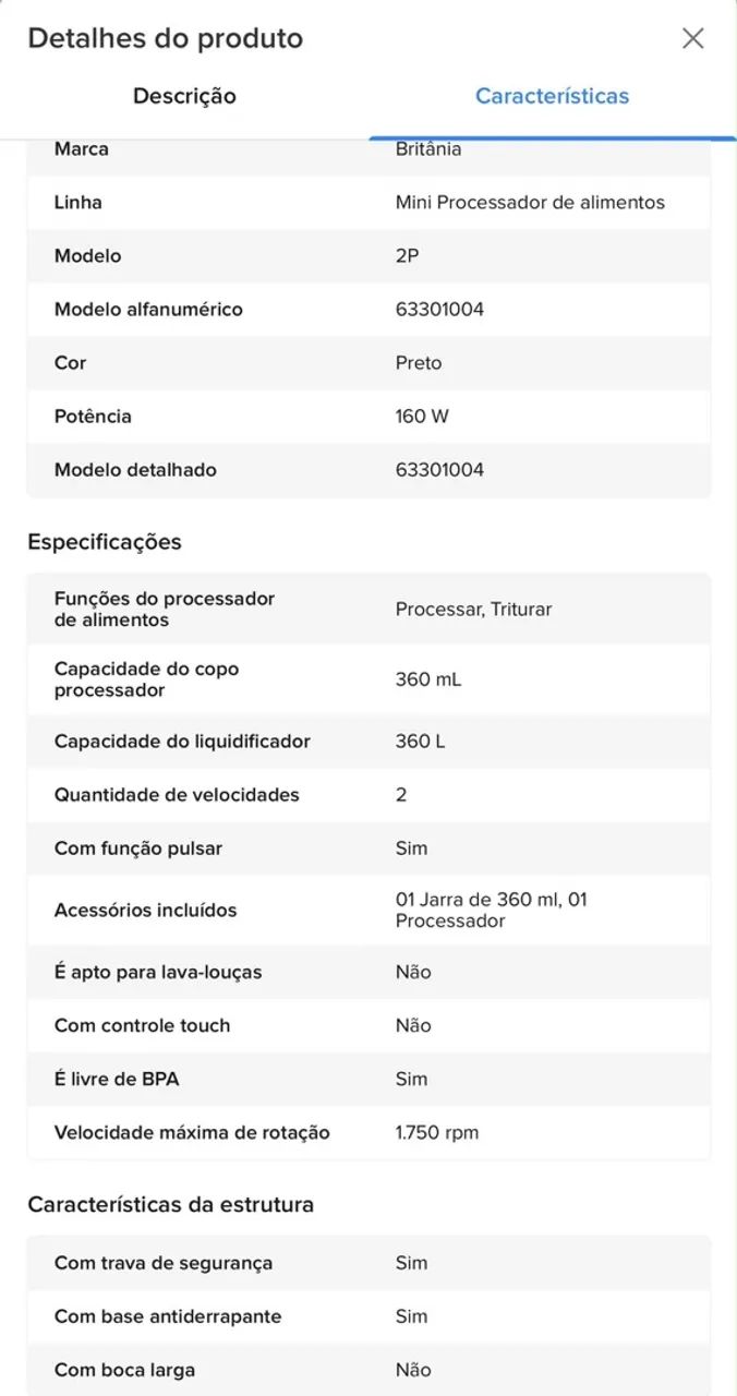 Mini processador  - Foto 4