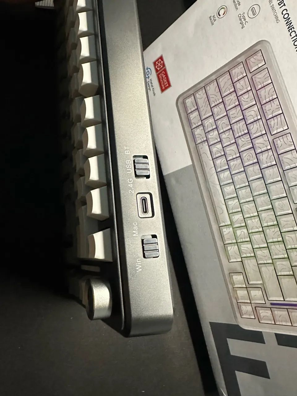 Teclado Magnético F75 - NOVO - Foto 2