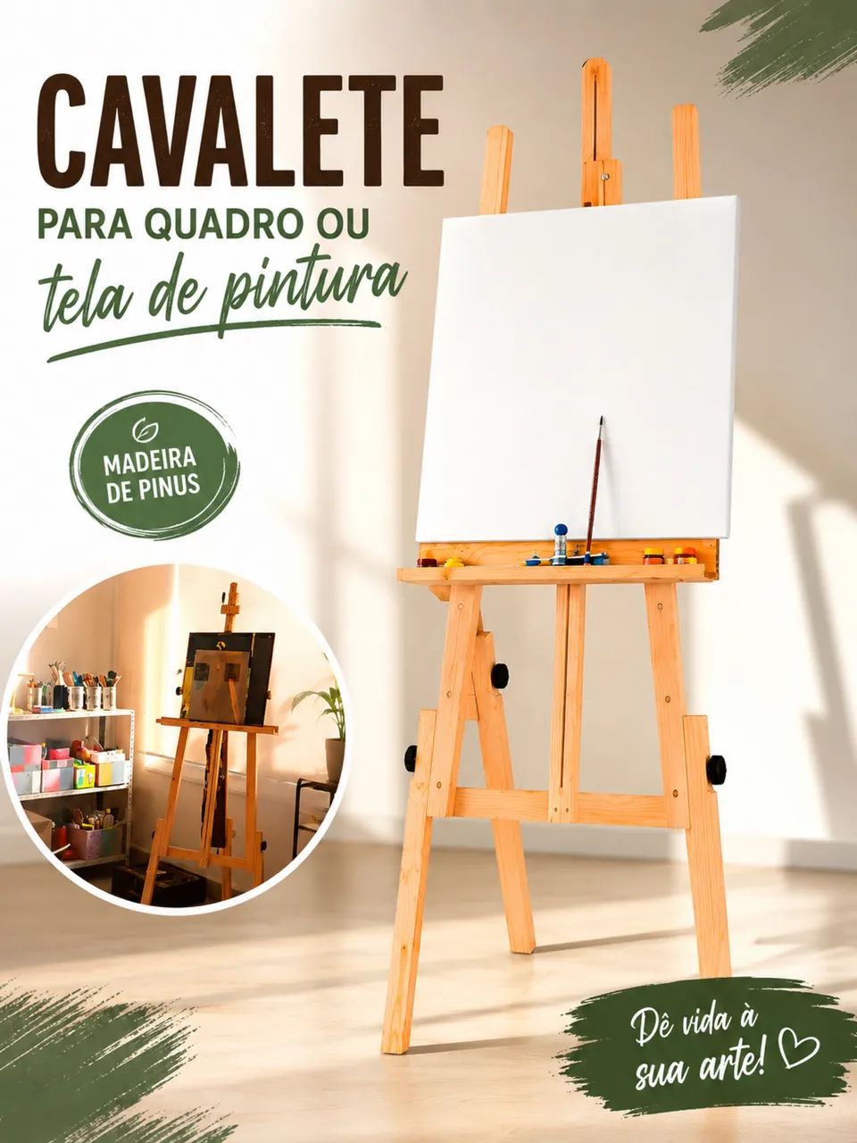 LOUSAS MANAUS EASEL FOR PAINTING BOARD OR CANVAS