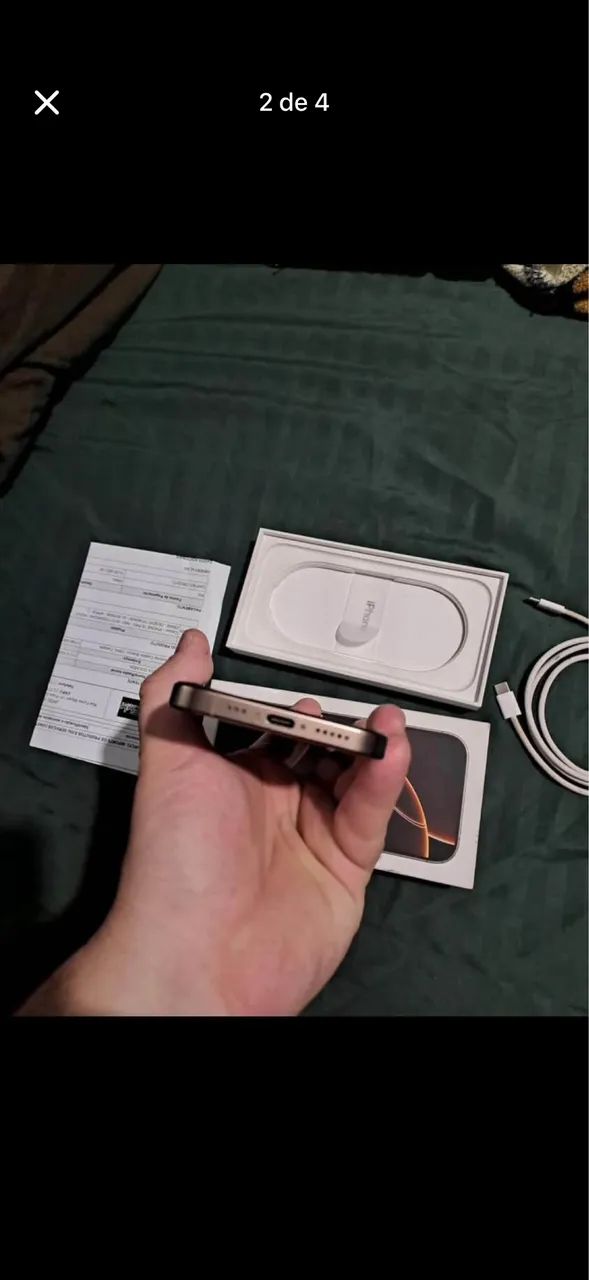 Iphone 16 pro 256 99 % bateria - Foto 4