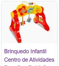 Brinquedos (Centro atividades e Mesa)