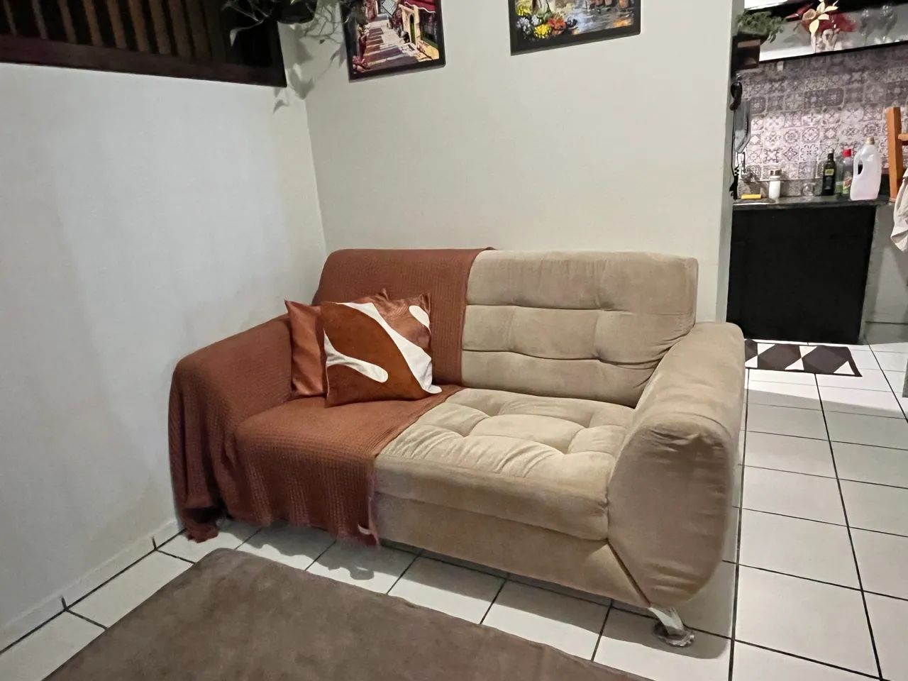 Vende-se: Sofá 2 lugares (1,75x0,90x0,85) - Foto 2