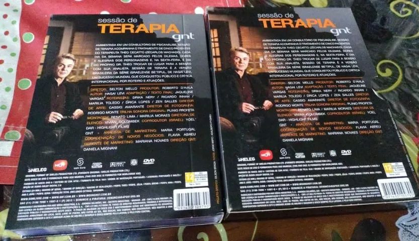 Sessão de terapia Primeira Temporada Dvd Box Original Com 9 Discos