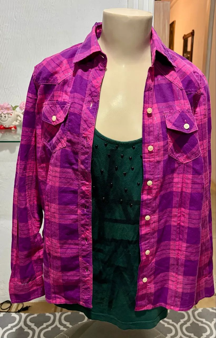 Blusa de xadrez  - Foto 5