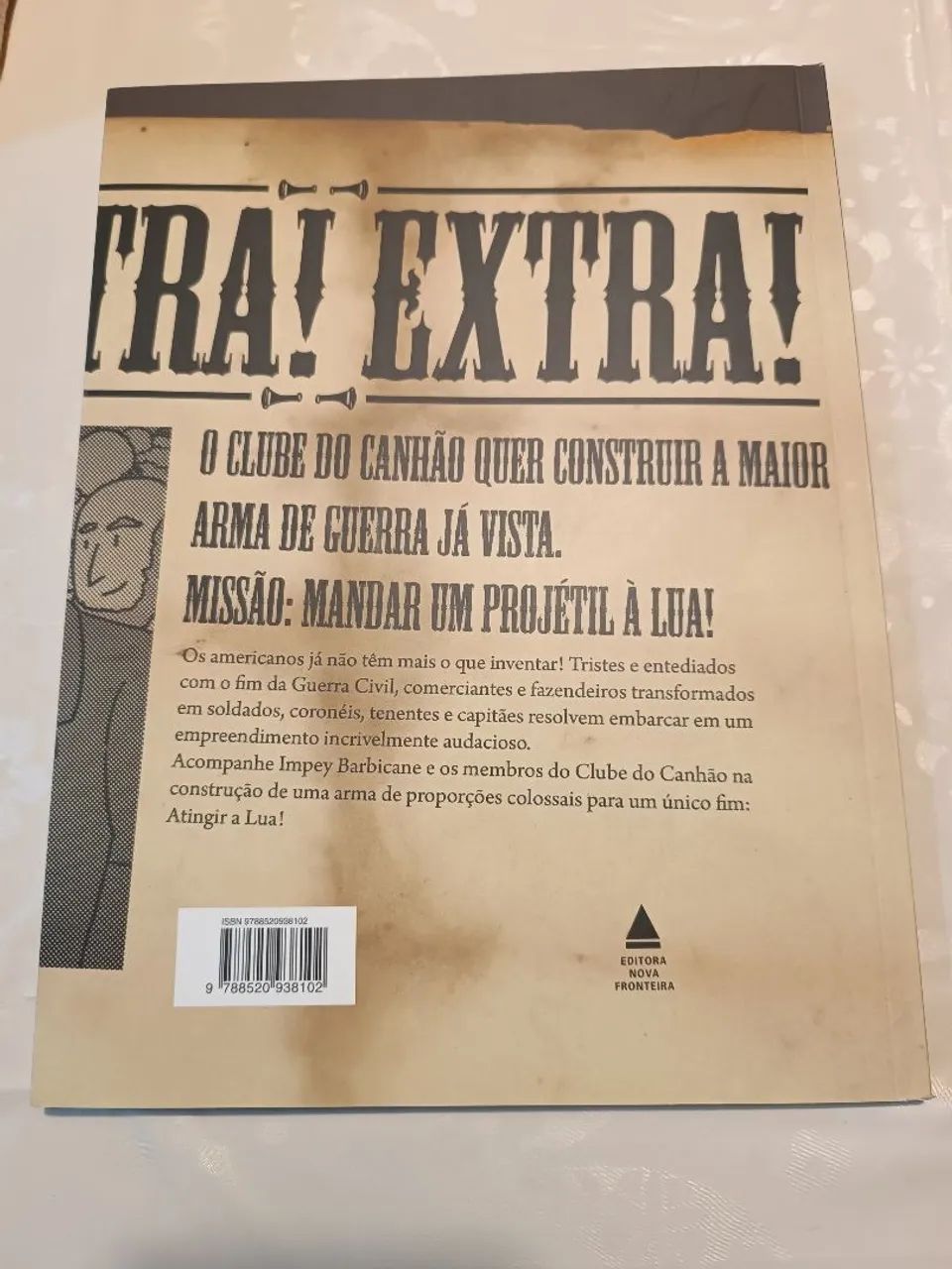 Livro em quadrinhos - "Da Terra à Lua" - Foto 2