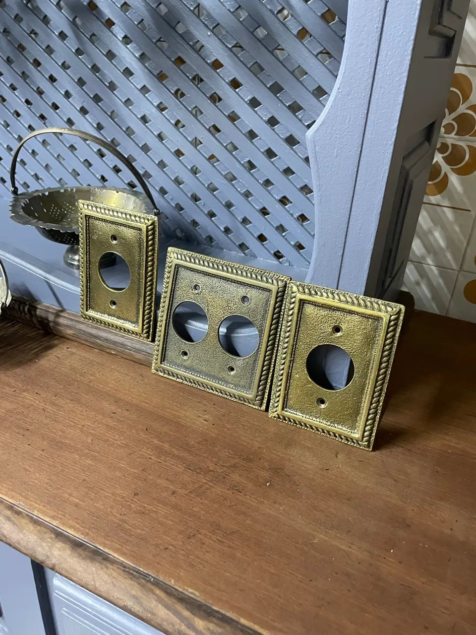 Espelhos Tomadas Bronze - Foto 5