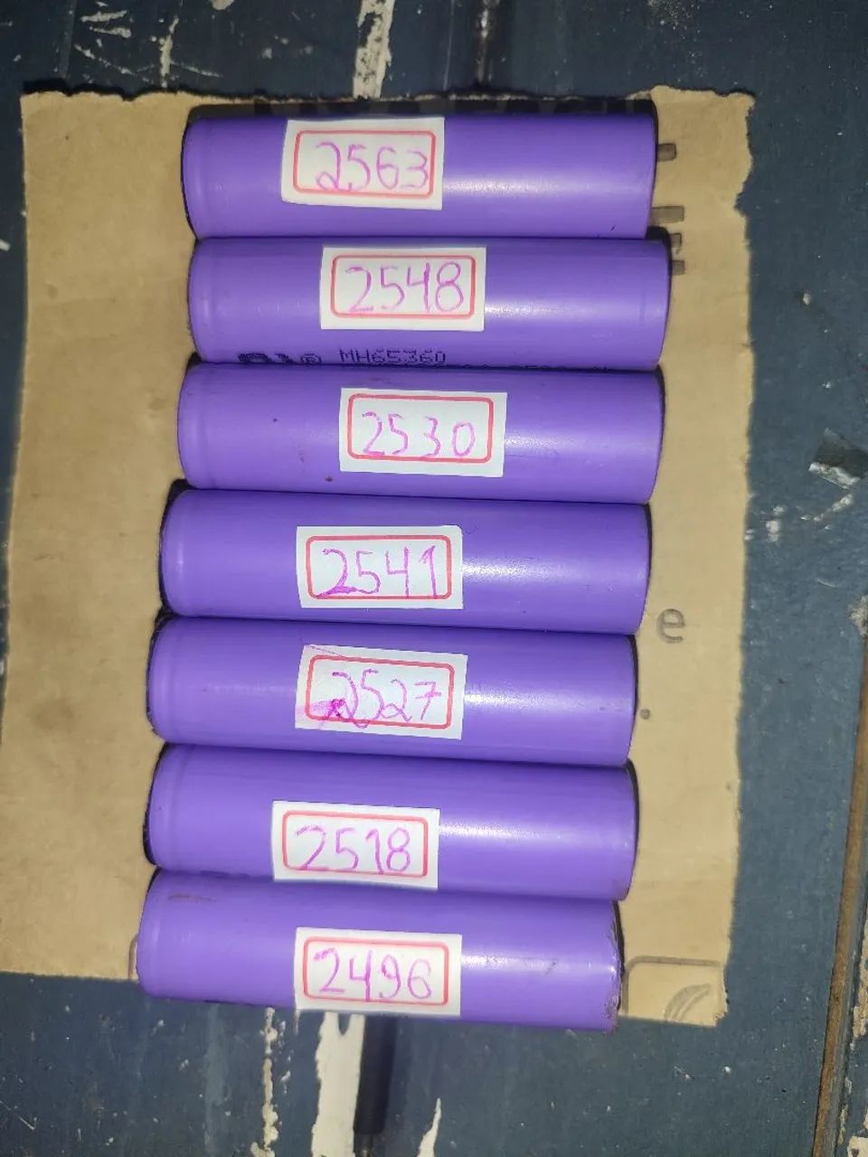 7 Células para ebike 18650 (2500mah) testadas de alta descarga - Foto 2