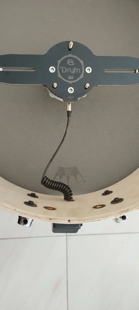 Caixa de bateria eletrônica Spanking 14" (híbrida) - Foto 4