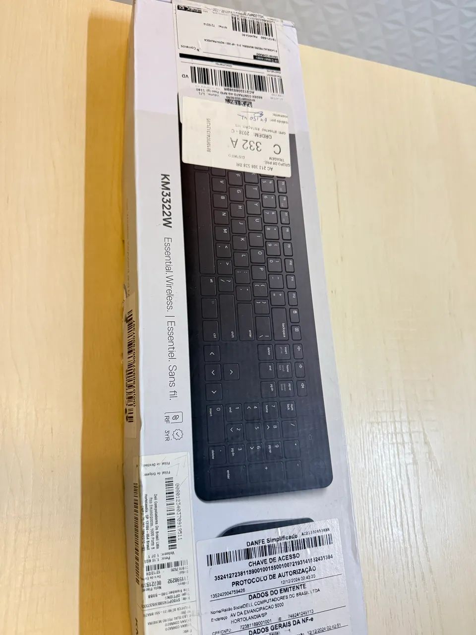 Teclado Dell + mouse semi novo 