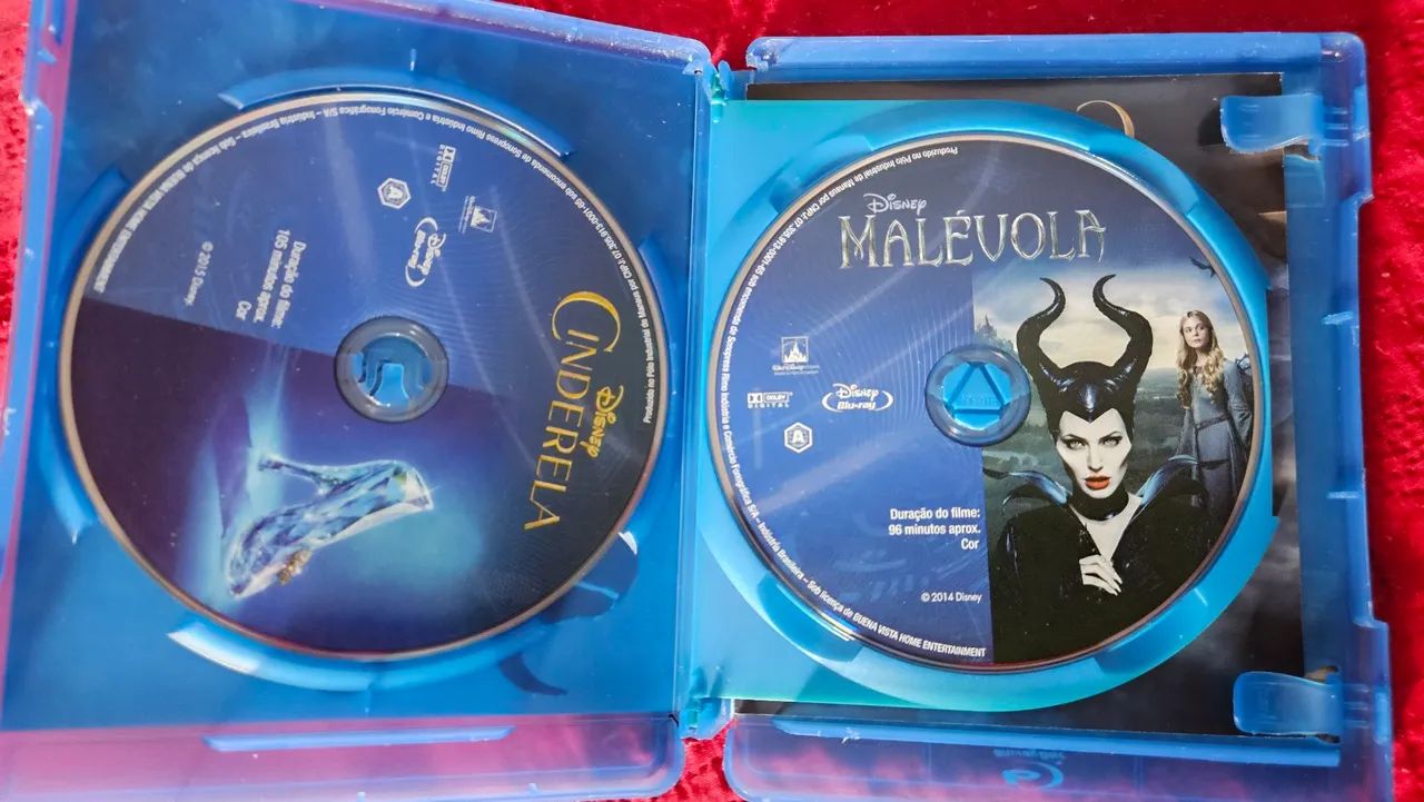 Bluray DISNEY Cinderela + Malévola  - Foto 3