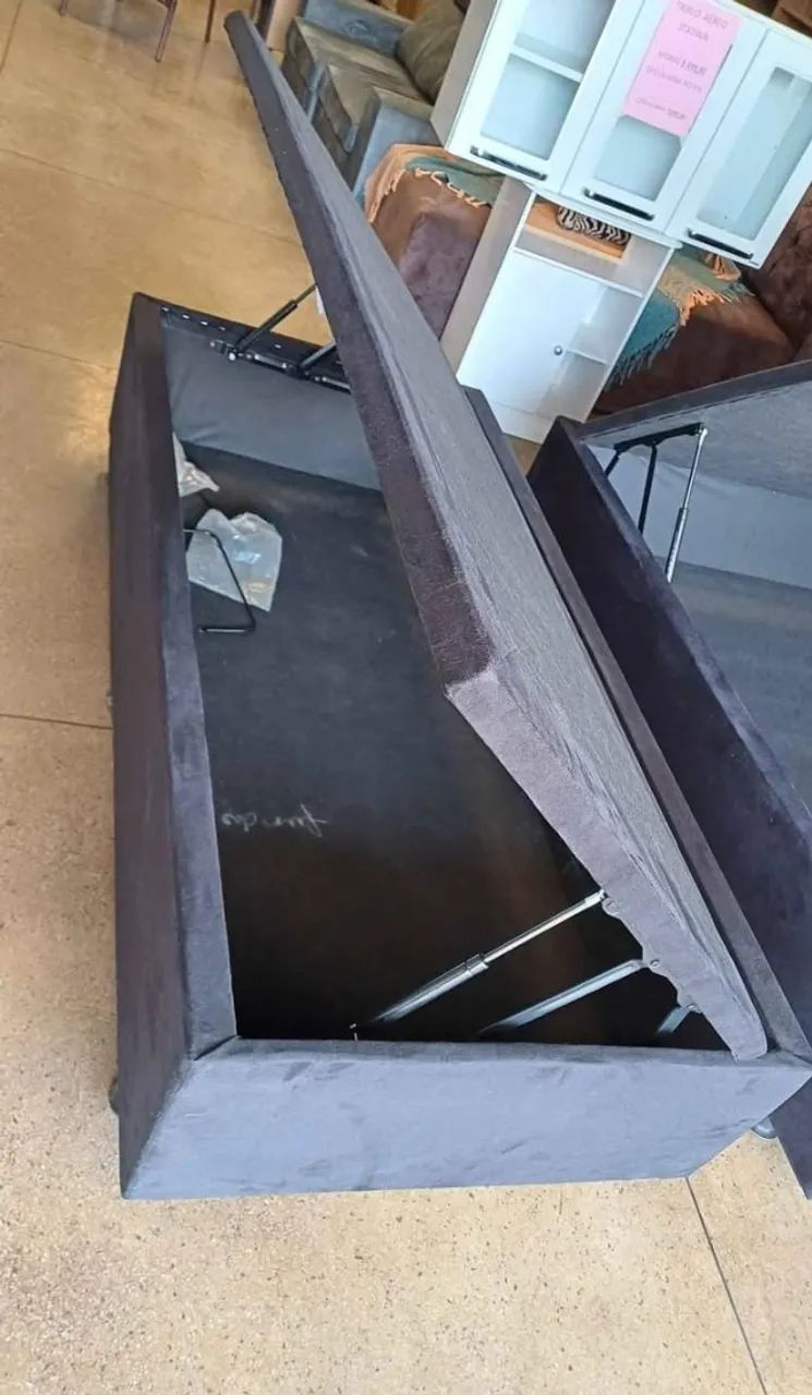 Base Baú Solteiro Box Novo Pronta Entrega  - Foto 3