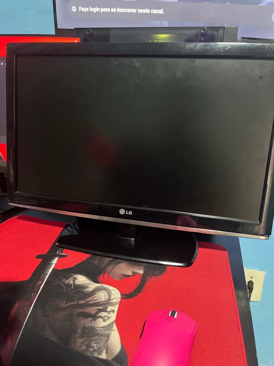 Monitor / TV LG 22" HD (HDMI e VGA) - Ideal para PC, Games e TV Box - Foto 4
