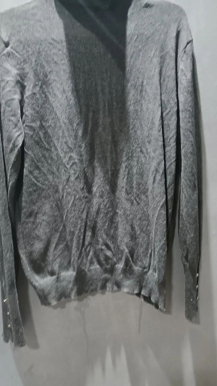 Suéter feminino com gola tamanho GG 