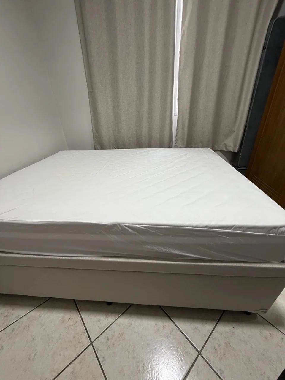 Cama box casal com colchão  - Foto 2