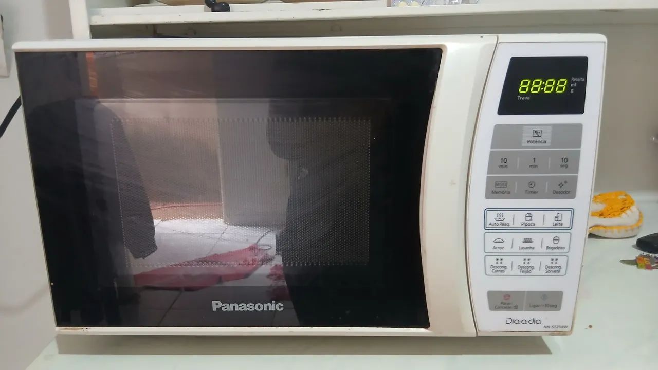 ? MICRO-ONDAS PANASONIC 21L - CONSERVADO ? - Foto 2