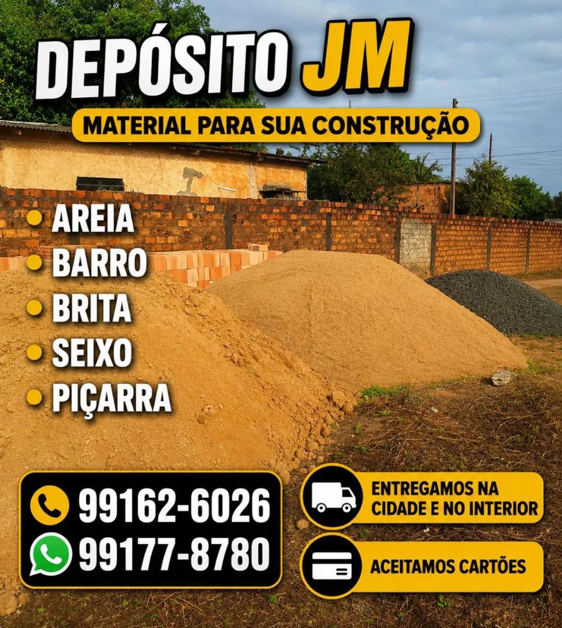 Barro Reboco/Aterro para sua obra 