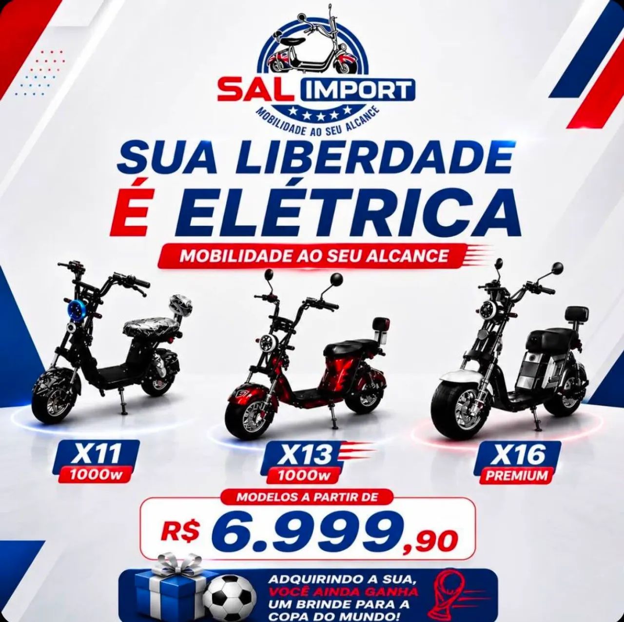 Promoção dos modelos X 