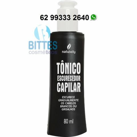 Tônico Capilar Natubelly Preto Escurece Fios Cabelos Branco
