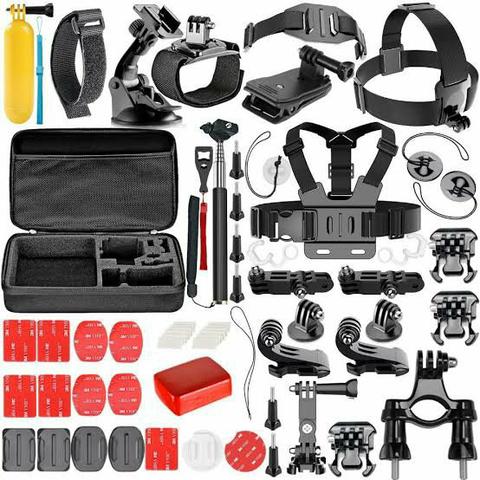 Kit acessórios câmera modelo Go pro 54 pecas - Foto 2