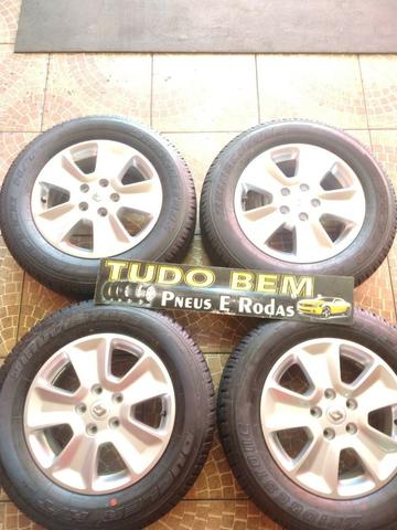Jogo de rodas com pneus Renault Duster -Oroch - Captur Aro 16 com pneus Bridgestone ! - Foto 12