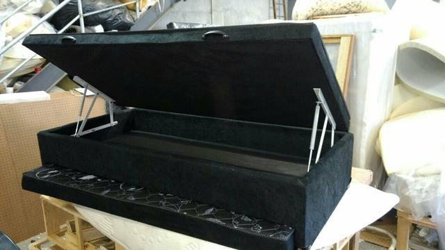 Cama solteiro box com baú e auxiliar 6 x R$ 148.00 - Foto 2