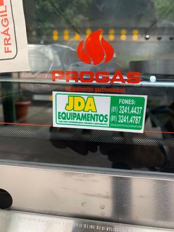 Forno com pedras refratárias tamanho 1,10x1,00m - ideal para pizzaria - casa de bolos - Foto 5