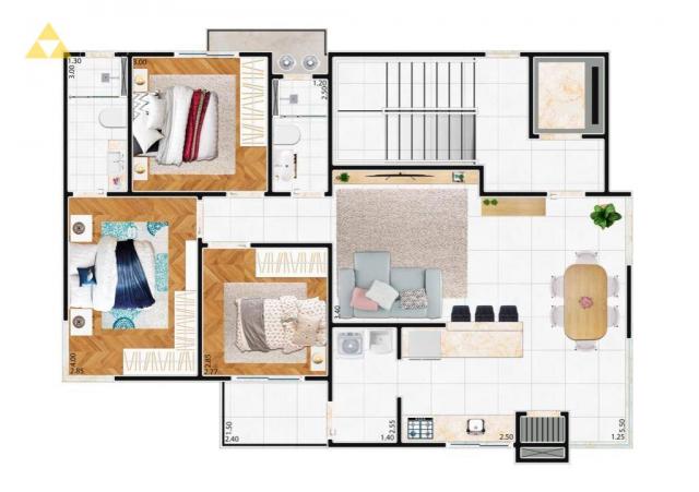 Apartamento com 3 dormitórios à venda, 92 m² por r$ 440.000 - tabuleiro - barra velha/sc - Foto 8