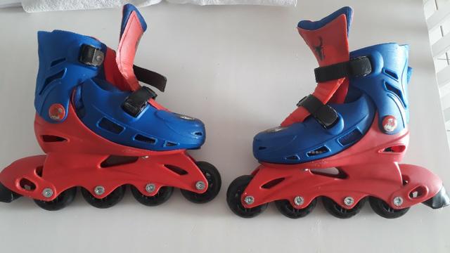Patins Infantil DTC Marvel Homem Aranha Spider Man Tamanho 29-32 - Foto 2