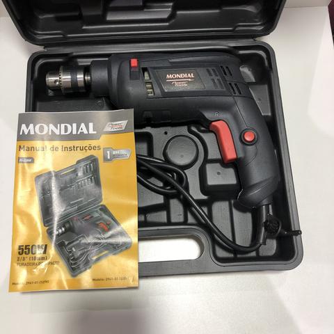 Furadeira mondial com maleta 550W