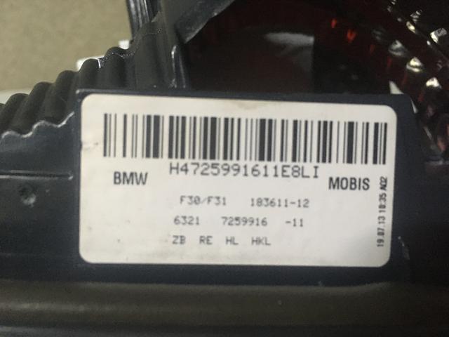 Lanterna BMW 320 /F30/F31 (tampa) - Foto 3