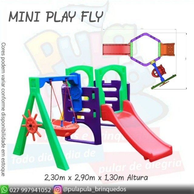 Mini Play Fly - A Pronta Entrega, dividimos em até 12x no Cartão