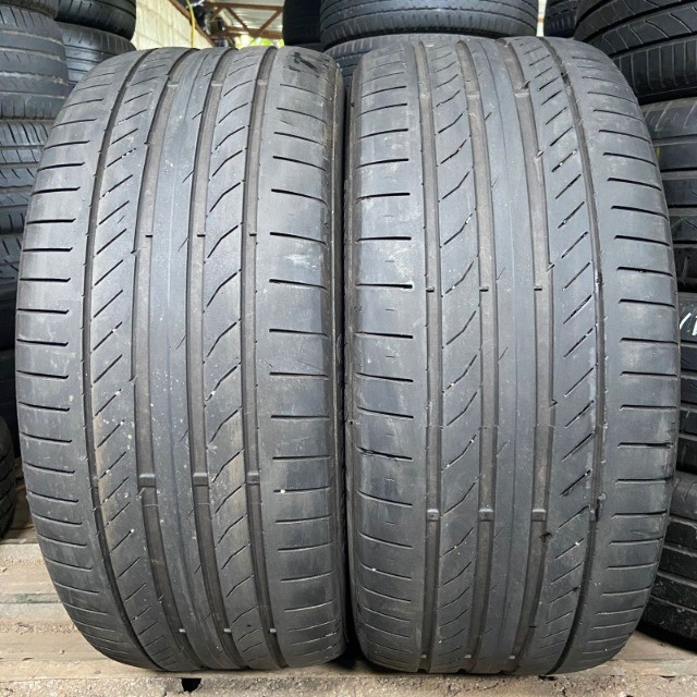 Pneus 255/45/19 continental contiSportContact5 meia vida sem defeitos (não são riscados)
