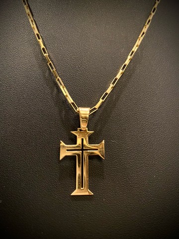 Conjunto em ouro 18k 10,2 gramas - Foto 2