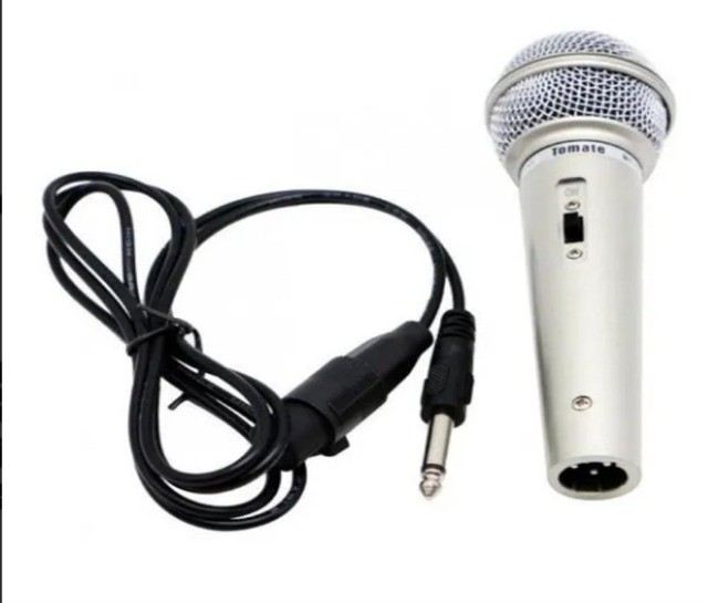 Kit 2 Microfones Tomate Mt-1018 Dinâmico Unidirecional C/ Fio 2,00mts P10 - Foto 6