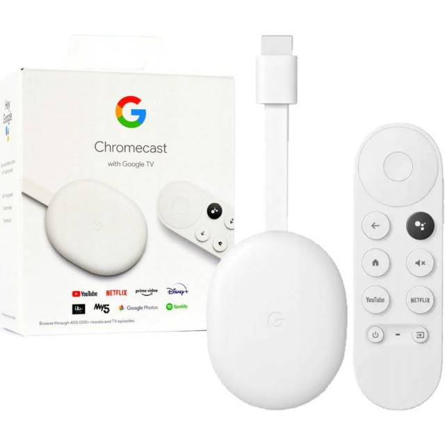 Chromecast 4 Original Google Tv De Voz 4k 8gb Cromecast 